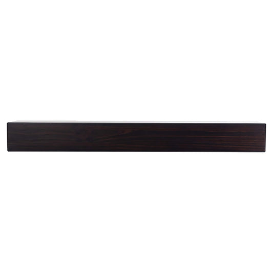 Mantels Direct 60-in W x 6-in H x 9-in D Coffee Bean Pine Hollow Farmhouse Fireplace Mantel HOUSTON-60-COFBN