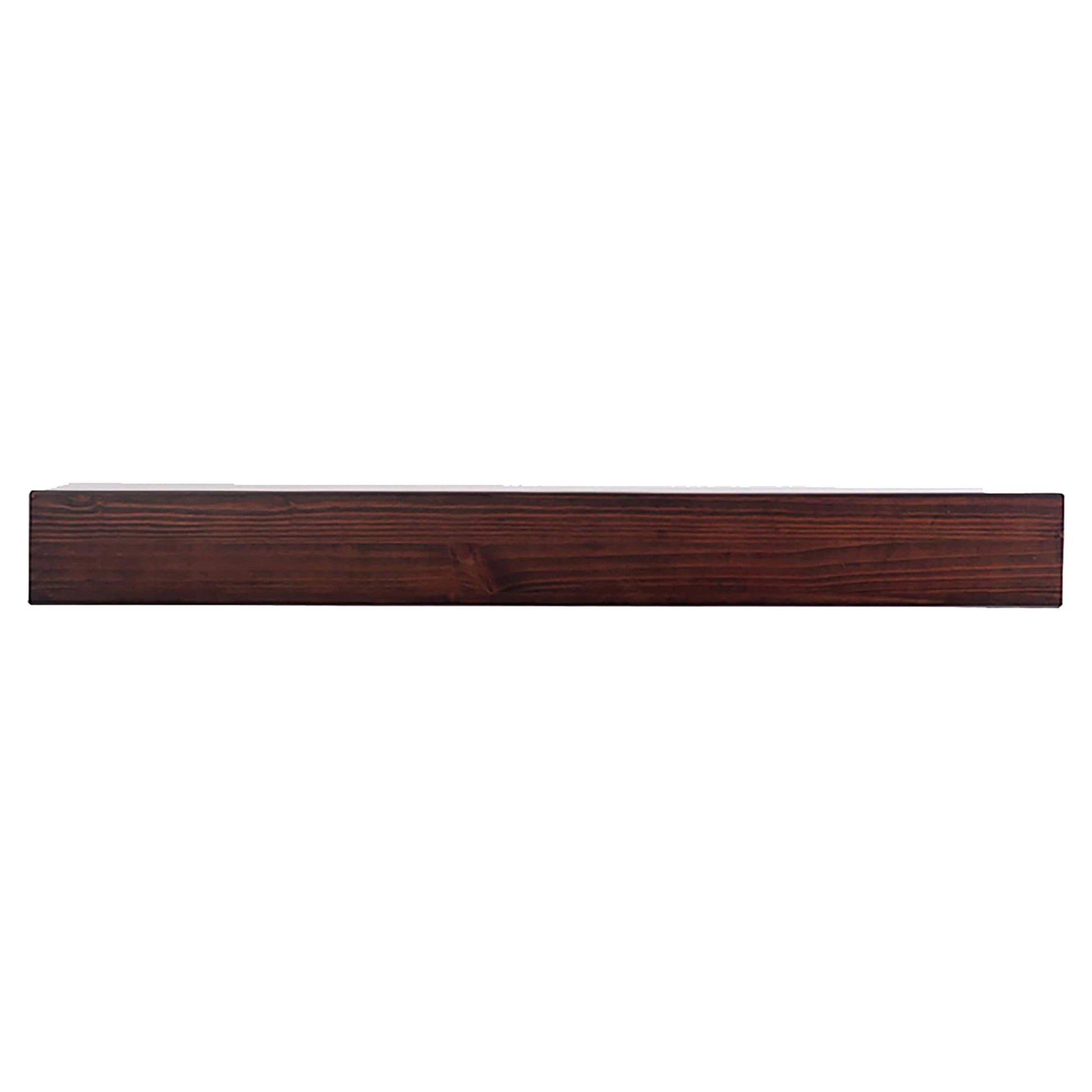 Mantels Direct 72-in W x 6-in H x 9-in D Cinnamon Pine Hollow Farmhouse Fireplace Mantel HOUSTON-72-CINN