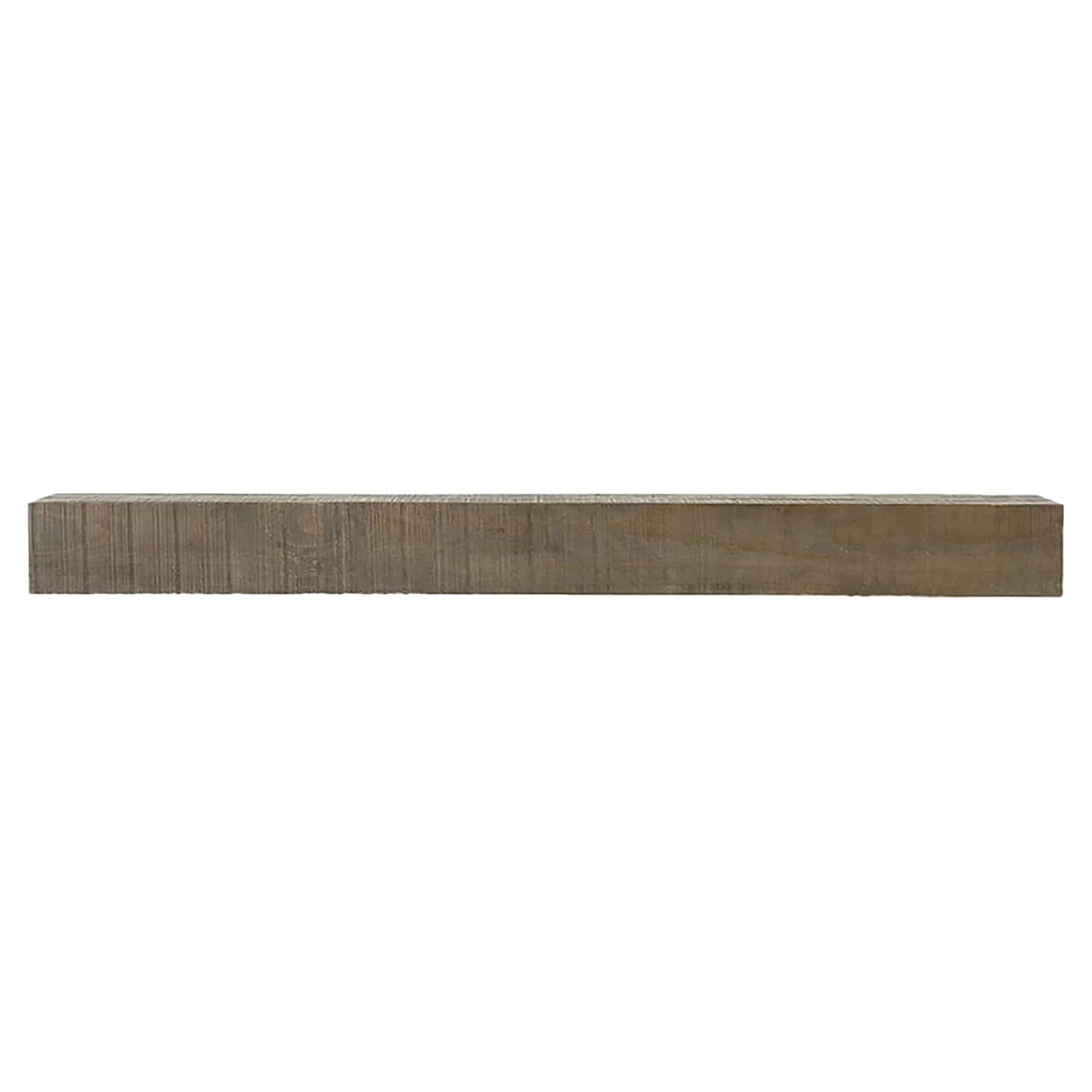 Country Living 72-in W x 5.5-in H x 9-in D Beach Sand Pine Hollow Farmhouse Fireplace Mantel STOCKBRIDGE-72-BSND