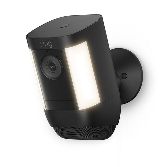 Ring Spotlight Cam Pro, Battery - Smart Security Video Camera with 2 Motion-Activated LED Spotlights, Dual Band Wifi, 3D Motion Detection, Black B09DRHPRT6