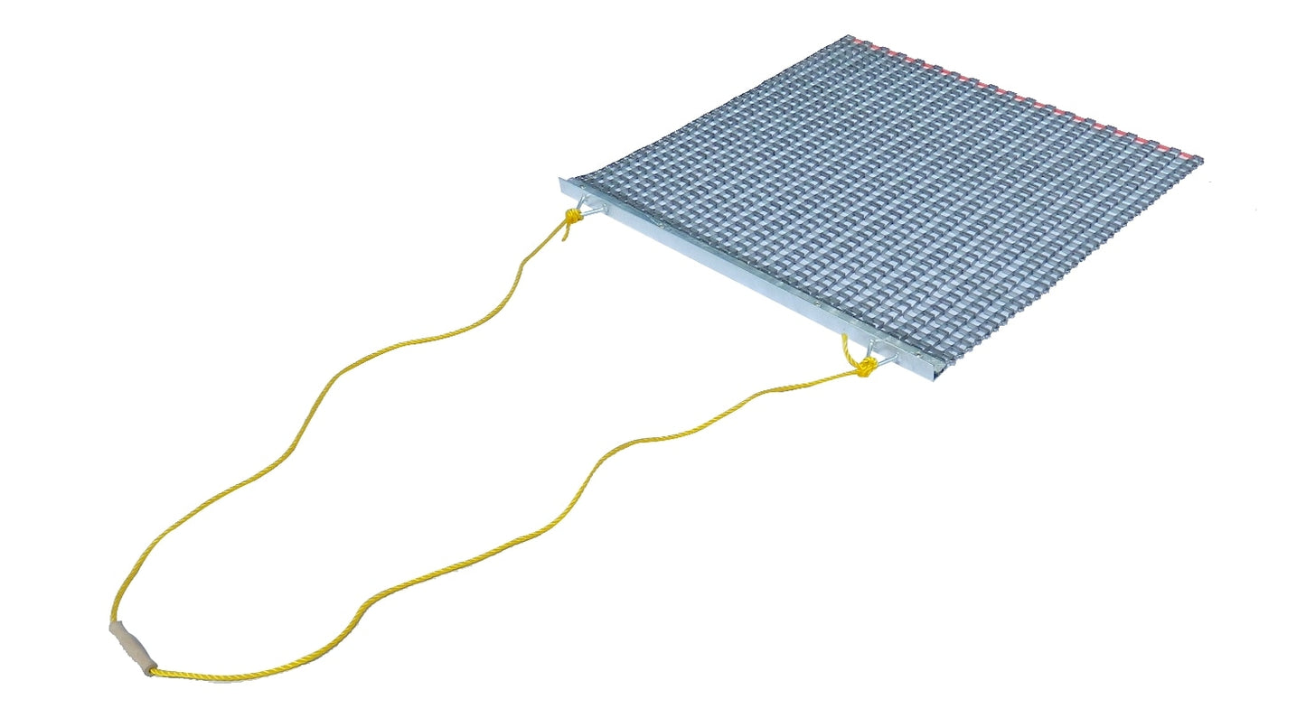 Yard Tuff Heavy Duty Steel Mesh Drag Harrow - 3-ft x 3-ft - Ideal for Leveling Baseball Diamonds YTF-33HPDM