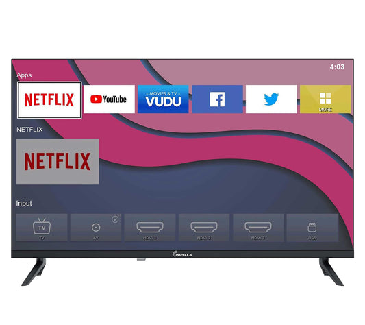 Impecca TL4002NS 40-in 1080P Smart LED Indoor Use Only Flat Screen HDTV W-TL4002NS-697