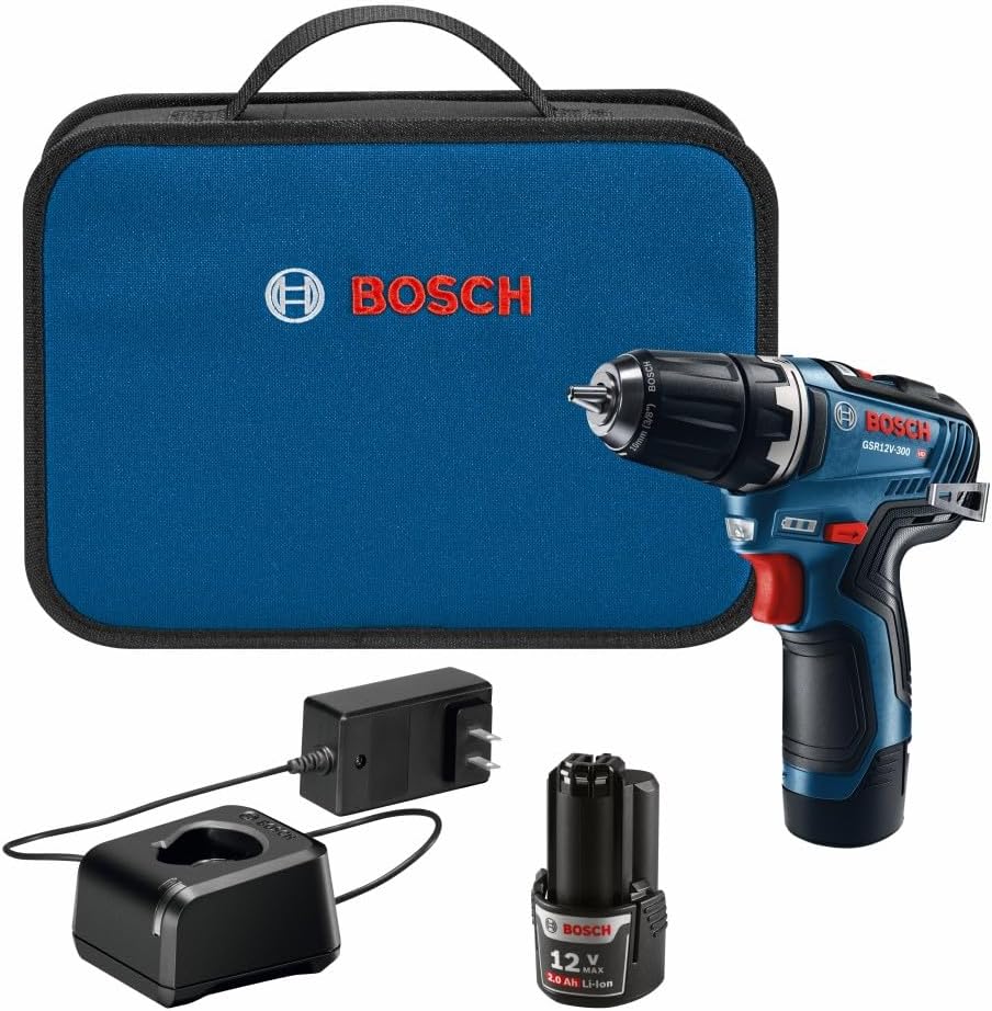 Bosch GSR12V-300B22 12V Max EC Brushless 3\/8 In. Drill\/Driver Kit