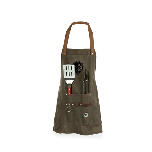 Picnic Time NFL Khaki Green with Beige Accents Cotton Grilling Apron 636-89-140-034-2