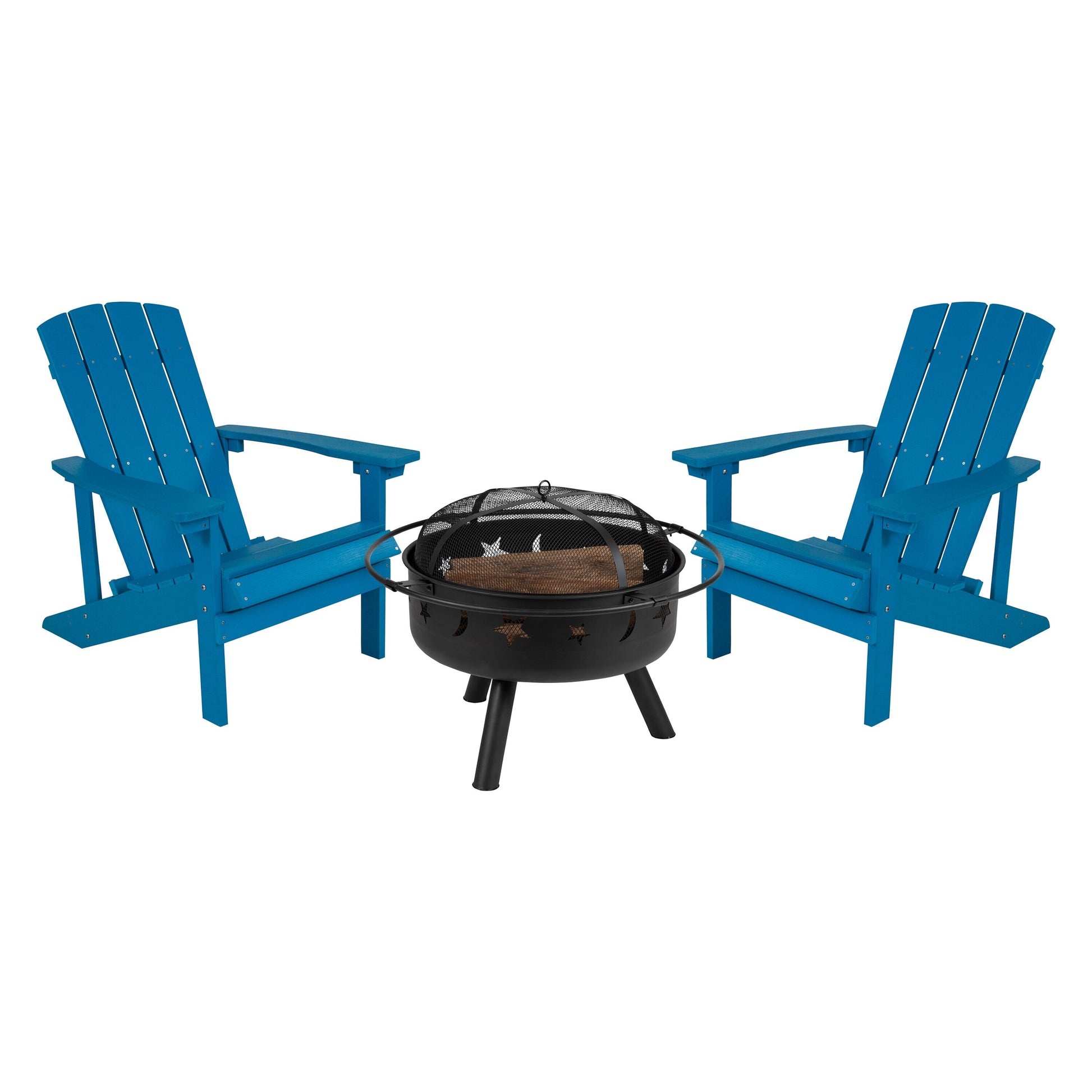 Flash Furniture Charlestown 3 -Piece Patio Conversation Set