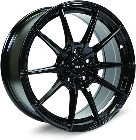 RTX SL01 Custom Wheel - 18x8, 42 Offset, 5x114.3 Bolt Pattern, 73.1mm Hub - Gloss Black Rim