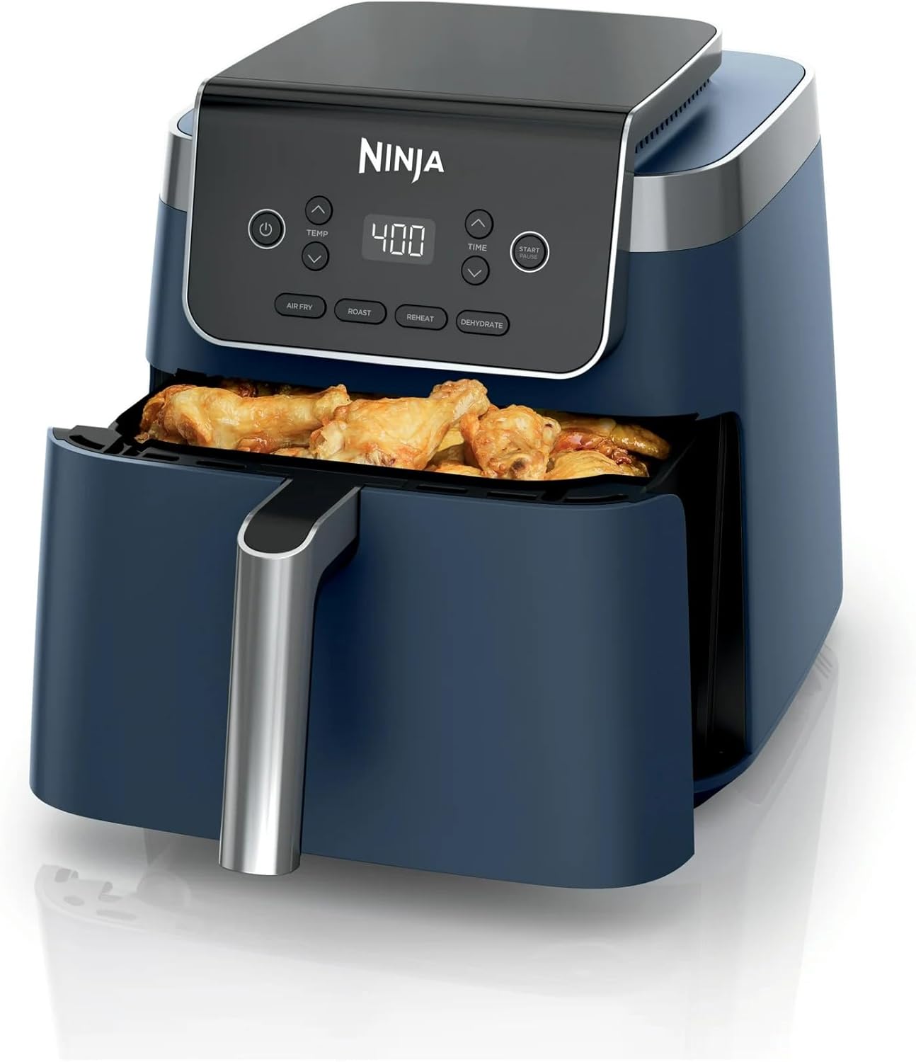 Ninja Air Fryer Pro XL 6.5-Quart Basket Air Fryer, 4-in-1 Cooking Functions, Air Crisp Technology for Guilt-Free Frying, Nonstick Interior, Even Heat Circulation