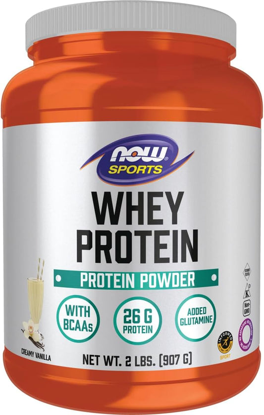 NOW Foods Sports Whey Protein Natural Vanilla - 2 lbs