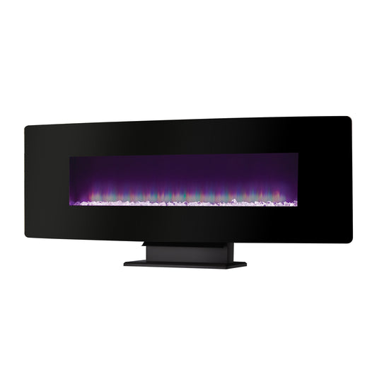 Muskoka 48-in W Black Fan-forced Electric Fireplace 310-48C-10