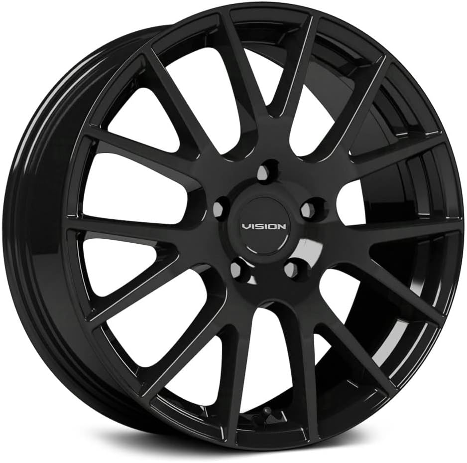 Vision 18 Hellion 17x7.5 5x4.5" +40mm Gloss Black Wheel Rim 17" Inch 18A7765GB40