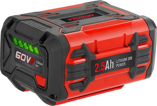 PRORUN 60-Volt 2.5 Ah; Lithium Ion (li-ion) Battery PB16025