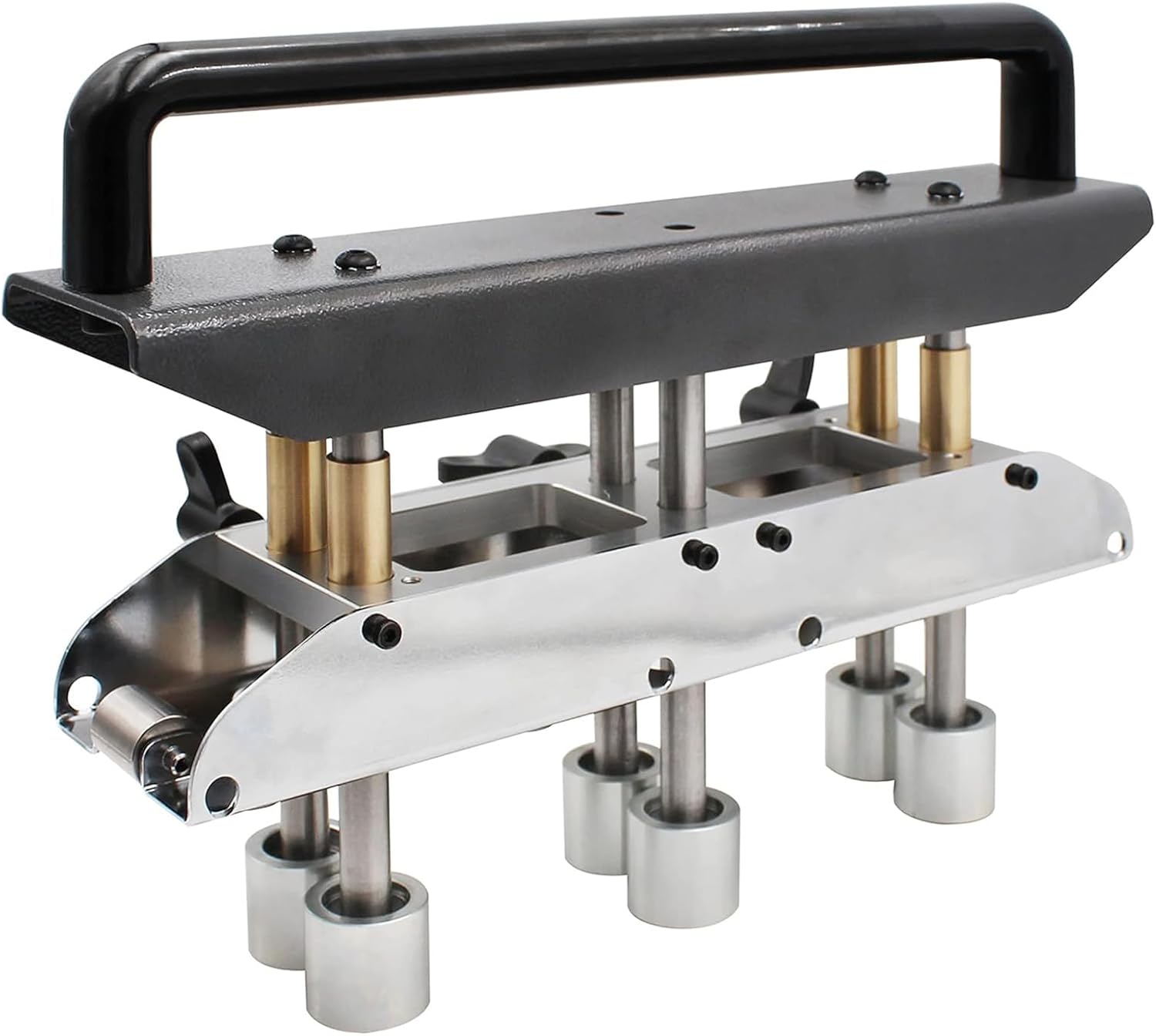 3-Station Edge Roller for Bending Metal Roofing Materials at 0-90° Angle, Large Radius Sheet Metal Bead Roller Bender for Making 1/2-5in (13‑130mm) Bending