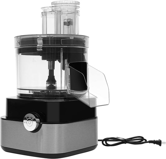 Commercial Food Processor, 5 in 1 Professional Shredder Multifunctional Grinder Blender 600W Electric Vegetable Dicer Chopper for Fruit, Vegetables, Nuts,Meat