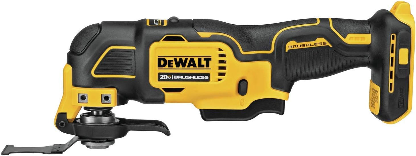 Dewalt DCS354BR ATOMIC 20V MAX Brushless Lithium-Ion Cordless Oscillating Multi-Tool (Tool Only) (Renewed)