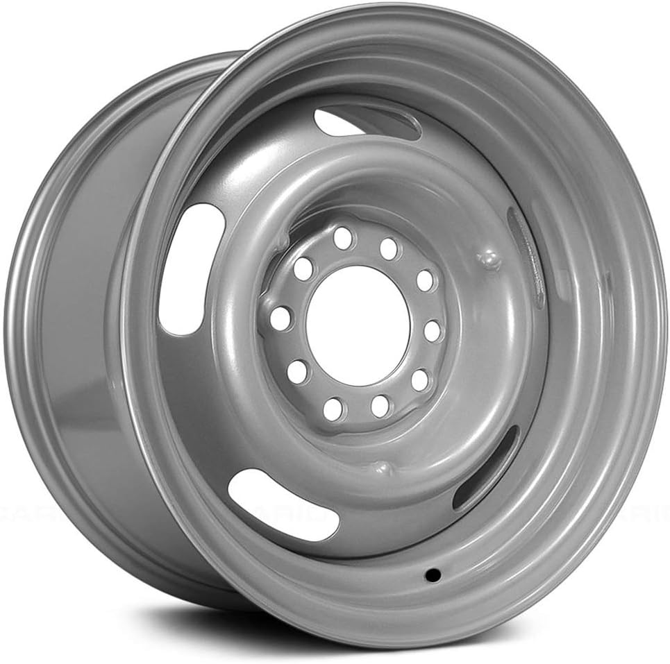 Vision 55 Rally 15x10 6x5.5" -32mm Silver Wheel Rim 15" Inch