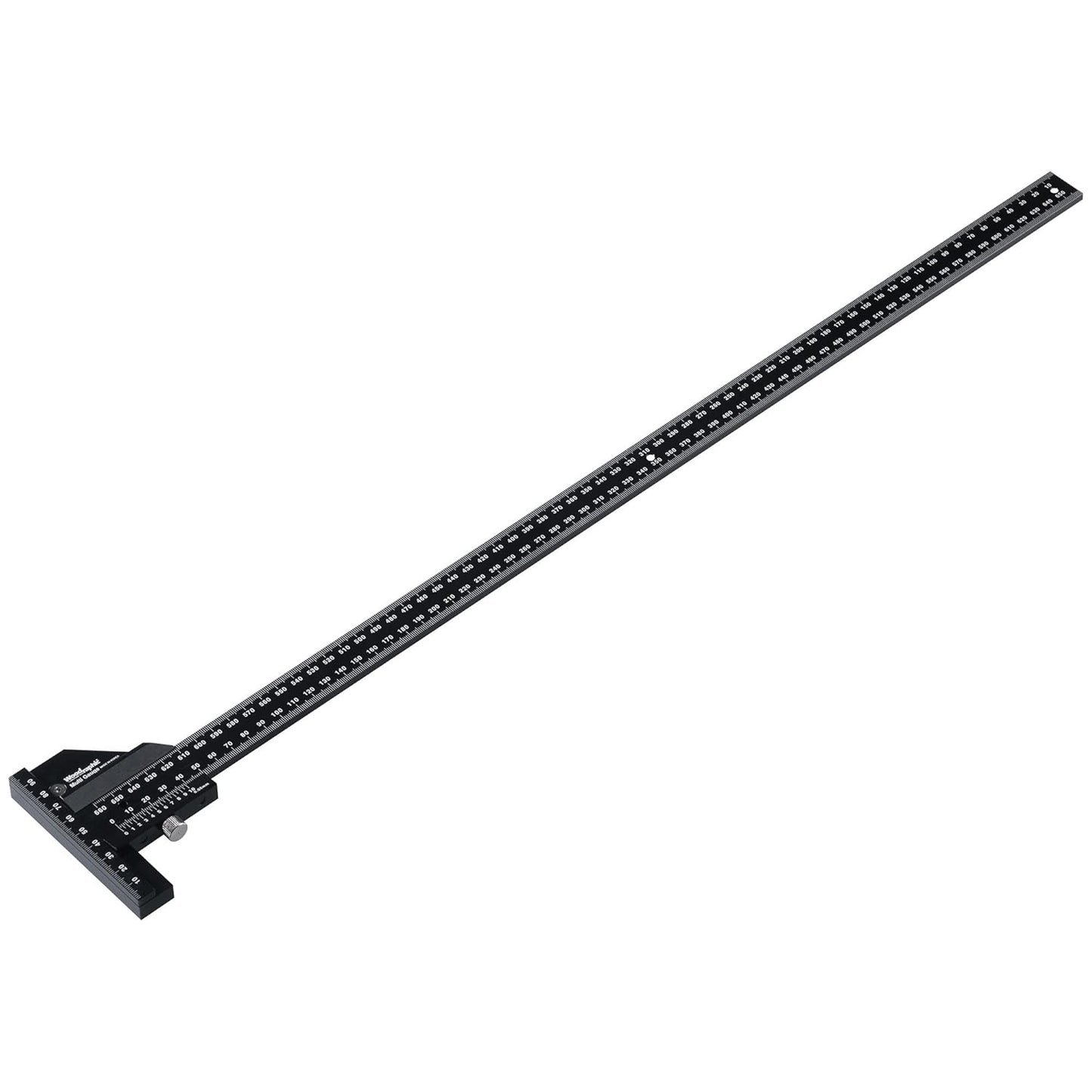 Woodraphic Scriber Gauge 600mm \u2013 Long Metric Measuring and Marking Tool, Layout Gauge, CNC Aluminum Ruler for Woodworking, Joinery, Cabinet, Framing and Furniture (New Version)