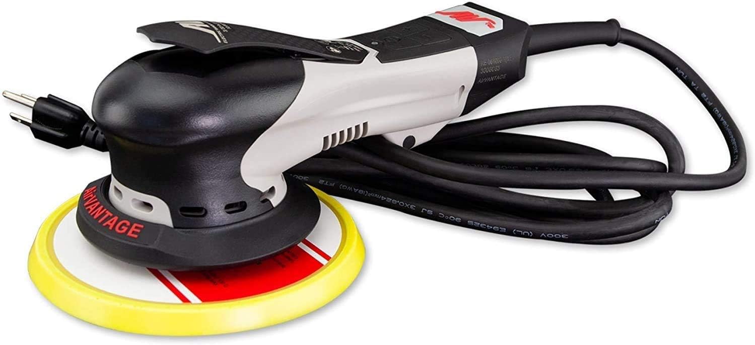 AirVANTAGE 6" Palm-Style, 2nd Generation Advanced Electric Sander Non-Vacuum with Low-Profile Pad (3\/32- Hook & Loop)