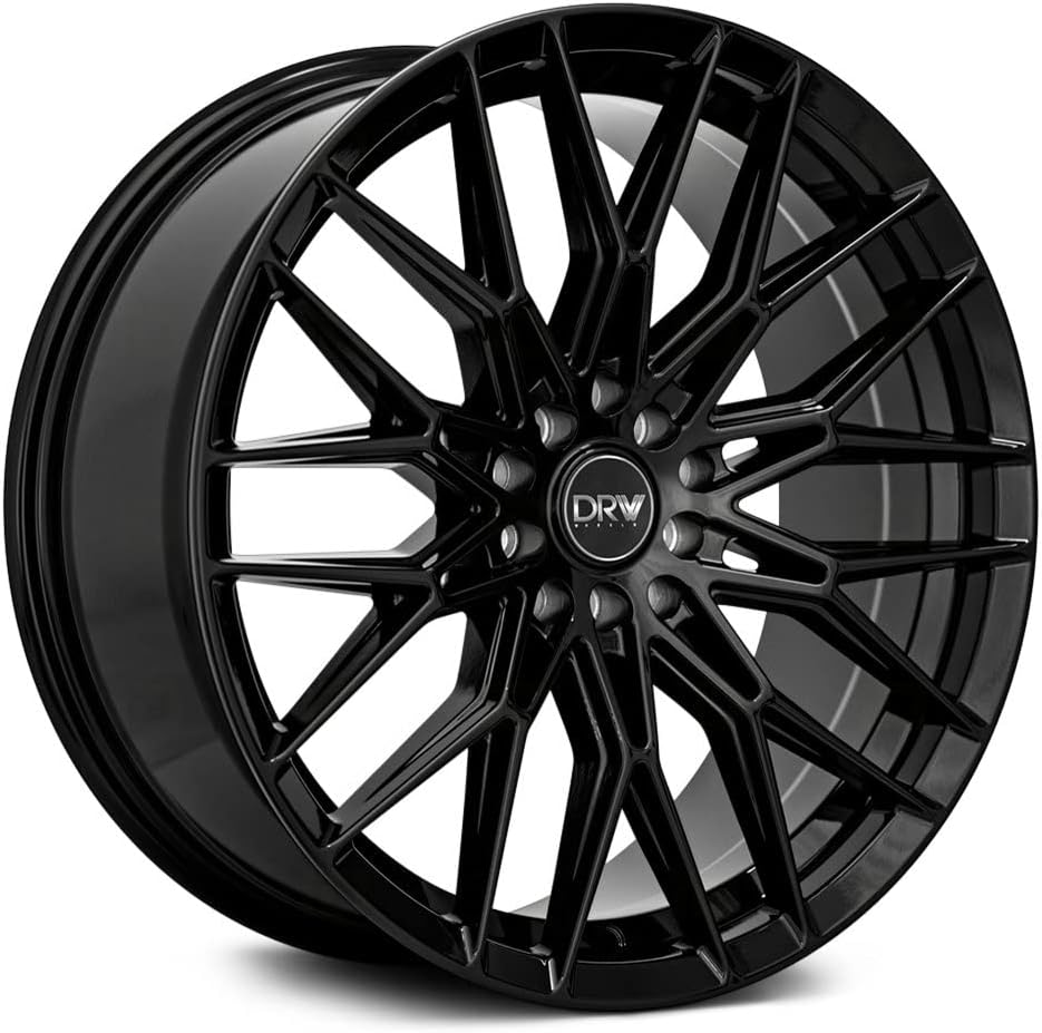 DRW D21 Custom Wheel - 18x8, 38 Offset, 5x114.3 Bolt Pattern, 73.1mm Hub - Gloss Black Rim