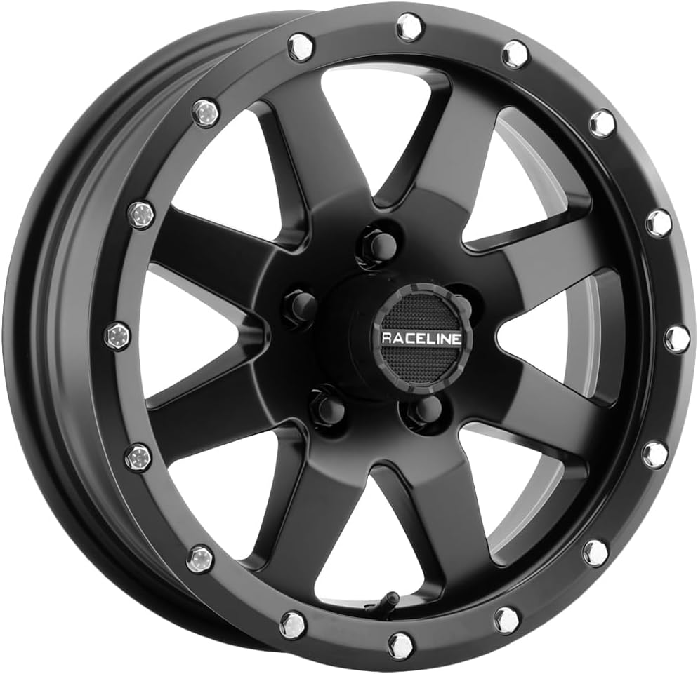 Raceline Wheels 935B DEFENDER TRAILER Satin Black Wheel (15 x 5. inches /5 x 114 mm, 0 mm Offset)