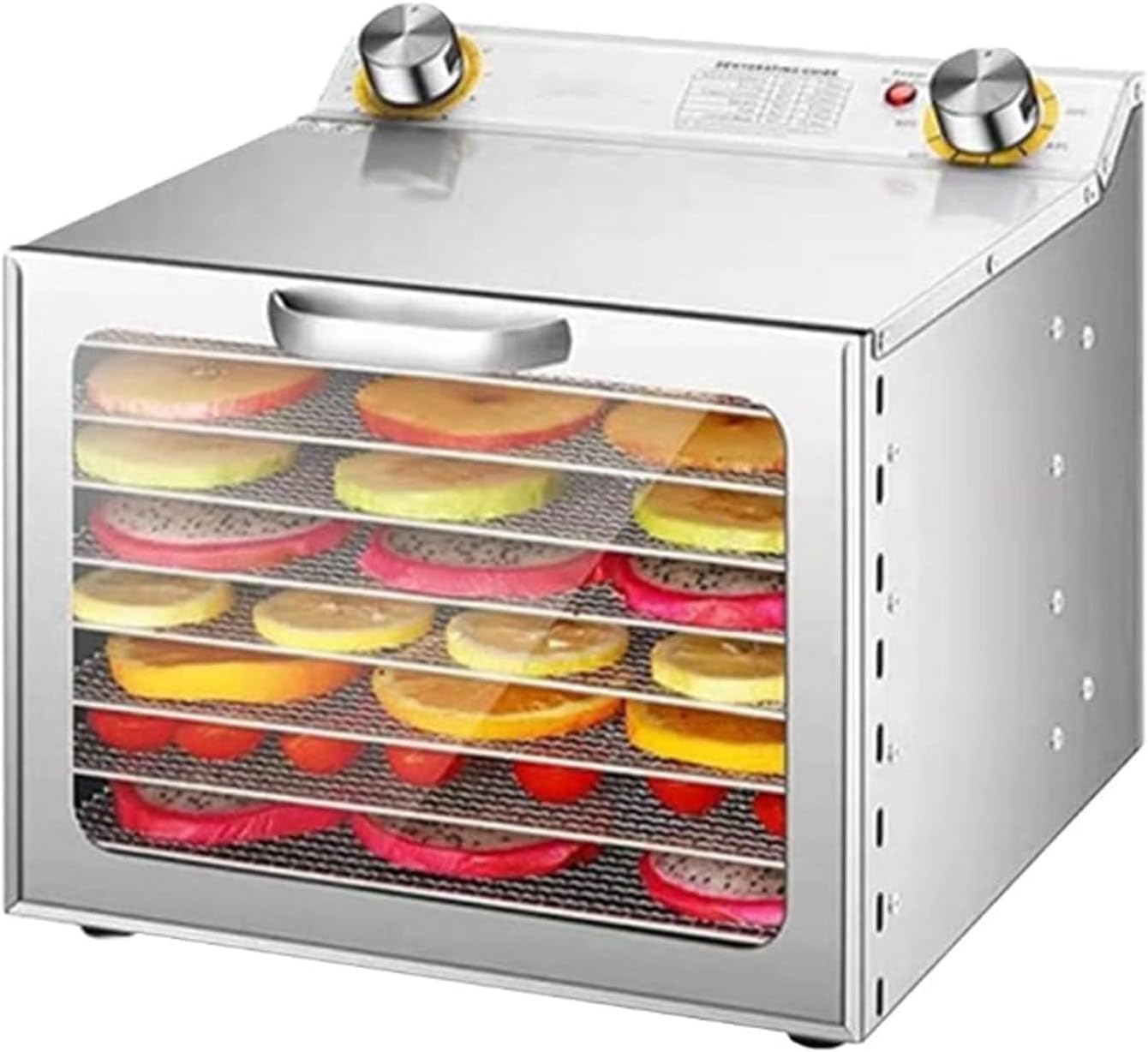 Fruit Dehydrator, Commercial Food Freeze Dryer Machine, 400w Meat Dryer, 8 Layer Suitable for Jerky, Mushroom, Beef, Herbs, Yogurt
