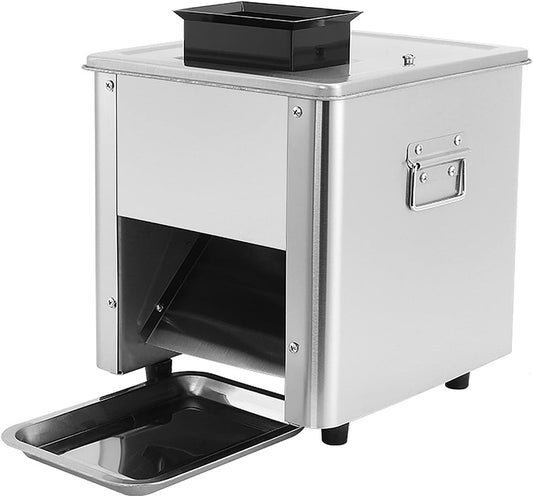 LGXEnzhuo 110V Stainless Steel Electric Meat Cutter, 5mm Blade, 850W 310r\/min Multifunctional Meat Slicer Shredding Machine for Pork Beef Home Use