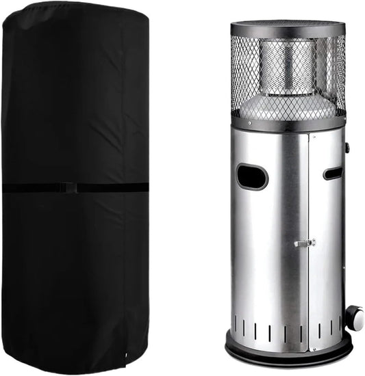 Patio Heater Cover 420D Oxford Cloth Waterproof Windproof Dust-Proof Heater Cover UV-resistant Garden Outdoors Furniture Protector(A 50x120cm 420D)