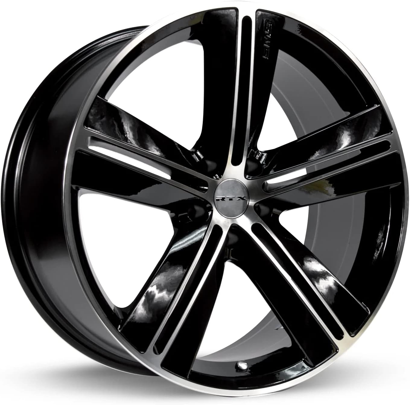 RTX Machined Black 17x7.5 5x115 20mm SMS Wheel