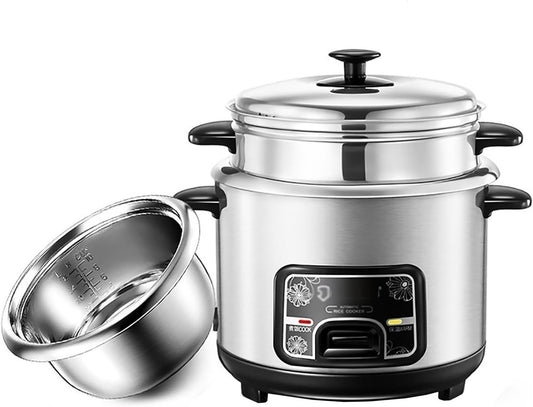 Rice Cooker 2-5L, Multi-Function Stainless Steel Inner Pot, Accommodates 1-7 People, Ideal for Home Cooking, Small Appliances(4L)