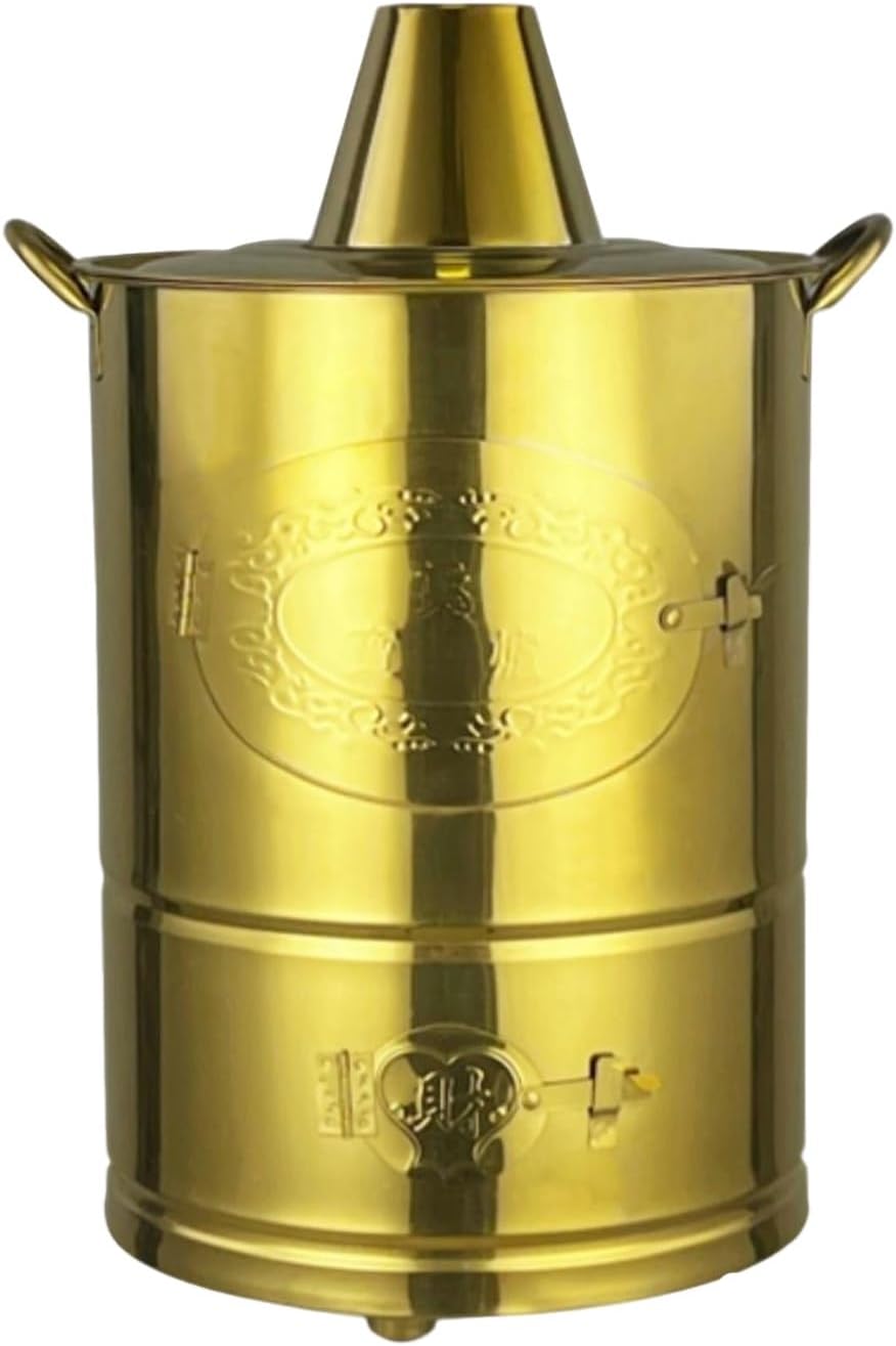 Burn Barrel, Outdoor Fire Pit, Galvanized Trash can, Including Tripod, Fire Hook, for Wood, Garden, Backyard, Farm, Patio, Beach(44cm\/17in)