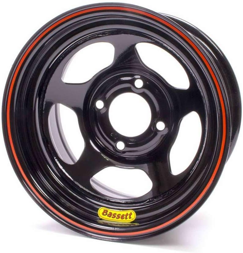 Bassett Inertia Advantage 13x7 in 4x4.50 Black Wheel Rim P/N 37ST3