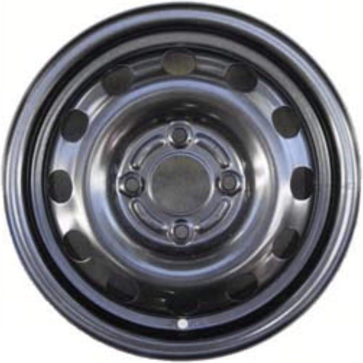 14" 14x5.5" Reconditioned Factory OEM Black Steel Wheel Rim for 2000-2007 Ford Focus | 3365