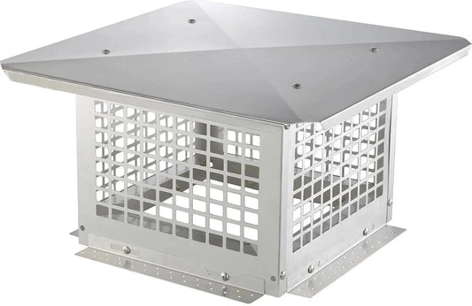 for Chimney Cap, 12 x 12 inch, 304 Stainless Steel Fireplace Chimney Cover, Not EAS