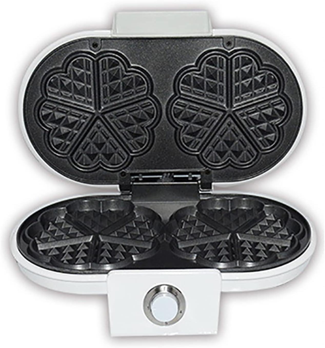 Electric Griddles， Mini Electric Waffles Maker Multifunction Breakfast Crepe Baking Machine Egg Cake Oven Pan Heart Shape Maker