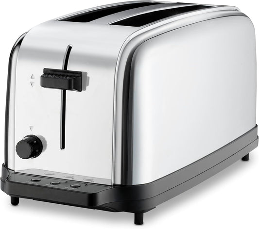 Waring Commercial WCT704 4 Slice Extra Long Slot Light Duty Pop-Up Toaster, 120V, 5-15 Phase Plug