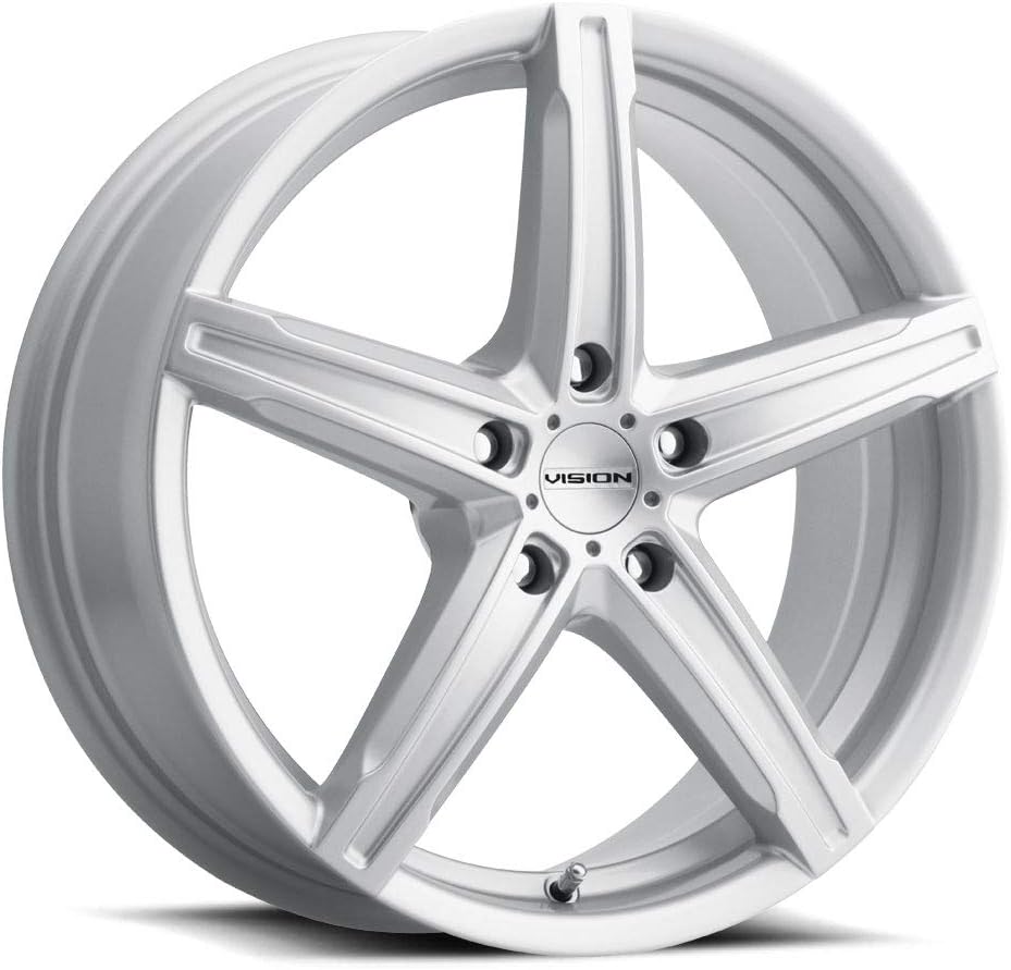 Vision 469 Boost 17x7 5x120 +38mm Silver Wheel Rim 17" Inch