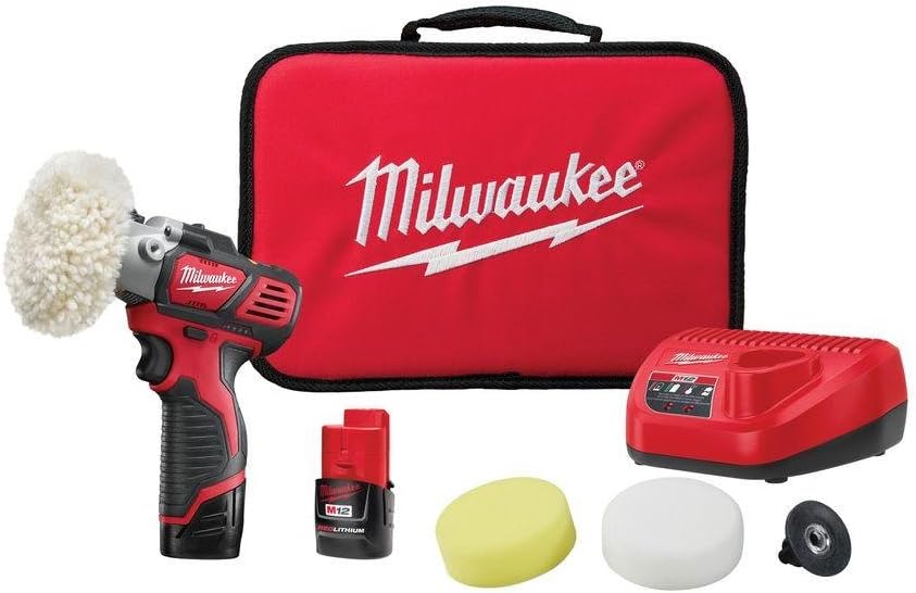 Milwaukee 2438-22 M12 Variable Speed Polisher/Sander – Cp/Cp Kit