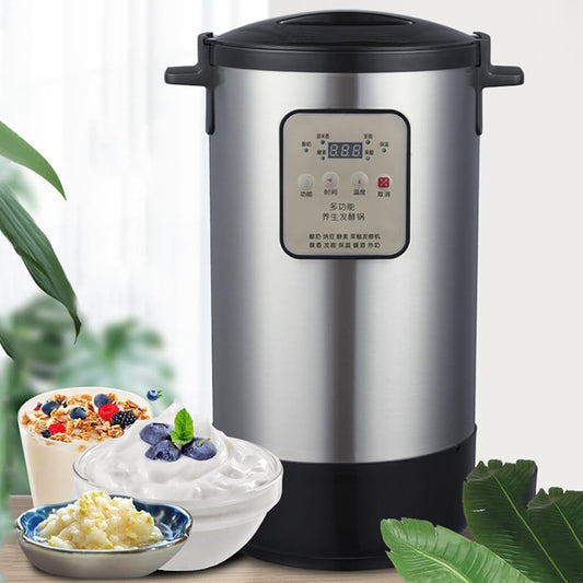 Electric Yogurt Fermenter, 12L Automatic Commercial Fermentation Machine, Dough Fermentation Natto Rice Wine Fruit Enzyme Fermenter, Time and Temperature Control
