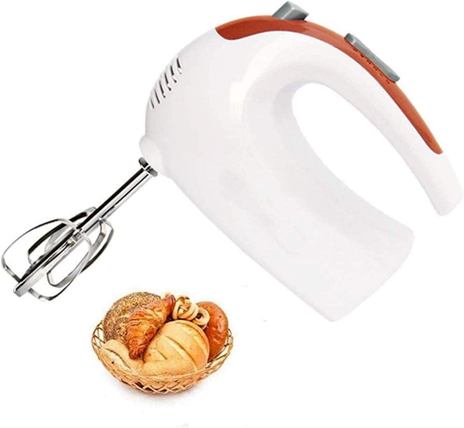 Multifunctional Electric Food Mixer 5 Speed Handheld Egg Beater Whisk Kitchen Food Processor Home Baking Tool