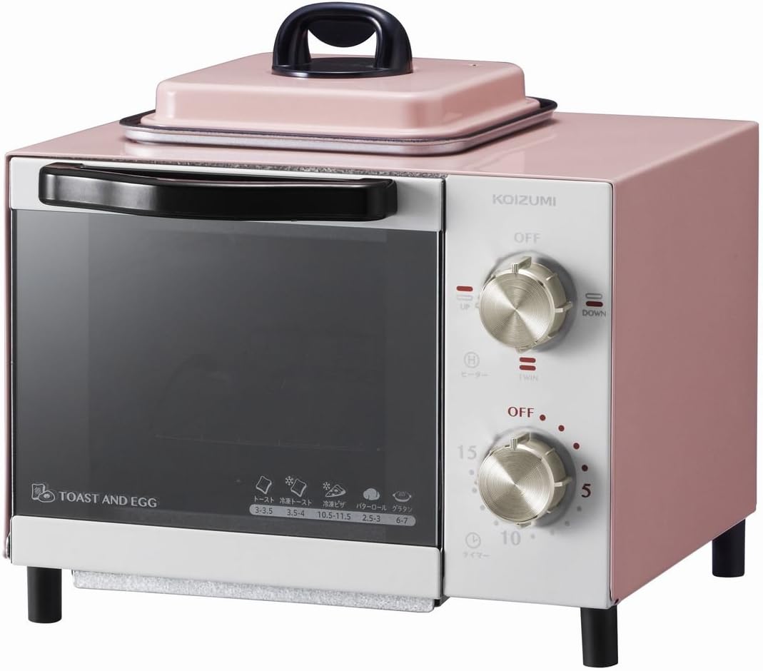 Toaster oven With fried eggs function KOS-0703 (Pink)