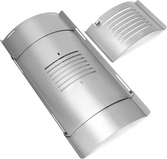 Flame Broiler Kit for Pit Boss Pellet Grills 1600\/1150\/1000\/850\/820\/700, Heavy-Duty Flame Broiler Cover Kit, Main Plate Slider, Slide Adjust 23-32 Inches, Replacement Parts for Pit Boss Smoker