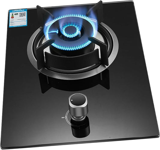 Gas Stove,NG\/LPG Convertible,Gas Hob Cooker with Flame Out Protection,Desktop\/Embedded Burner,for Home Camping Garden Catering,5KW\/17060BTU(Lpg)
