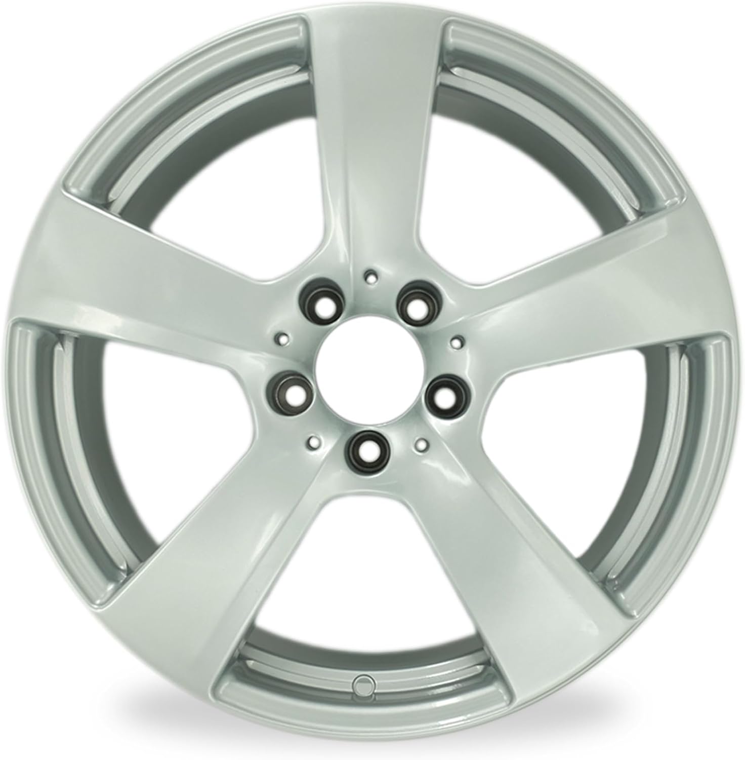 New 18x8.5 Inch 18" Rear Wheel for 2011–2013 Mercedes-Benz E-Class E350, E550 Coupe, Convertible | OEM Design Alloy Rim | Silver Finish | Rear Replacement Car Rim | Direct Fit - OE Stock Specs | 85152