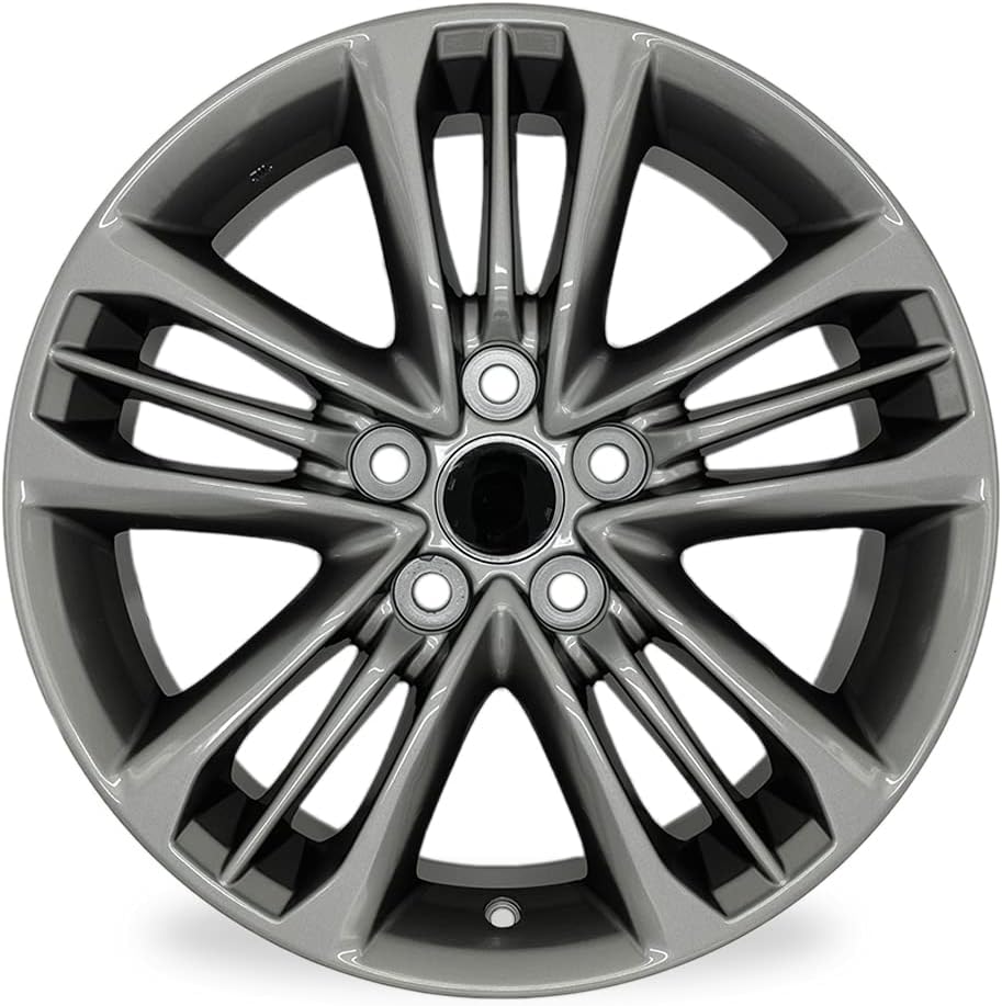 New Single 17" 17x7 Inch 15-Spoke Alloy Wheel for 2015–2017 Toyota Camry | OEM Design Replacement Rim | Grey Finish | Direct Fit - OE Stock Specs | 75171