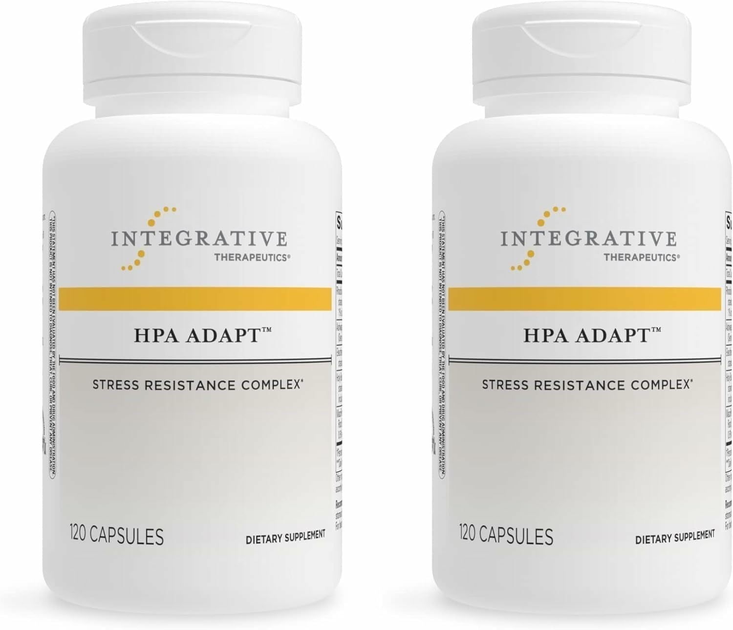 Integrative Therapeutics HPA Adapt - Adaptogenic Supplement for Stress Support* - Includes Ashwagandha, Rhodiola & Other Adaptogenic Herbs* - Vegan, Dairy-Free & Gluten-Free - 240 Capsules