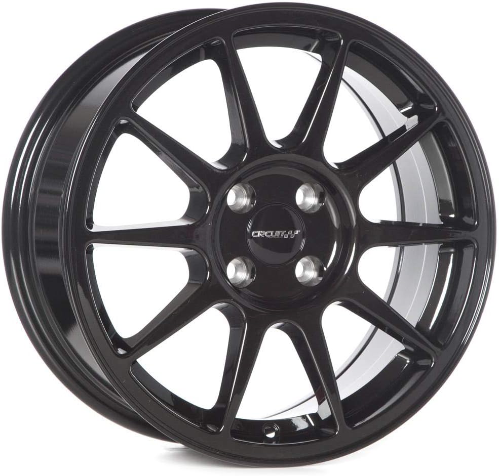 Circuit Performance CP23 16×7 Gloss Black 4×100 [+35mm] Wheels JDM Type R Style compatible with Honda Civic, Acura Integra, Mazda Miata