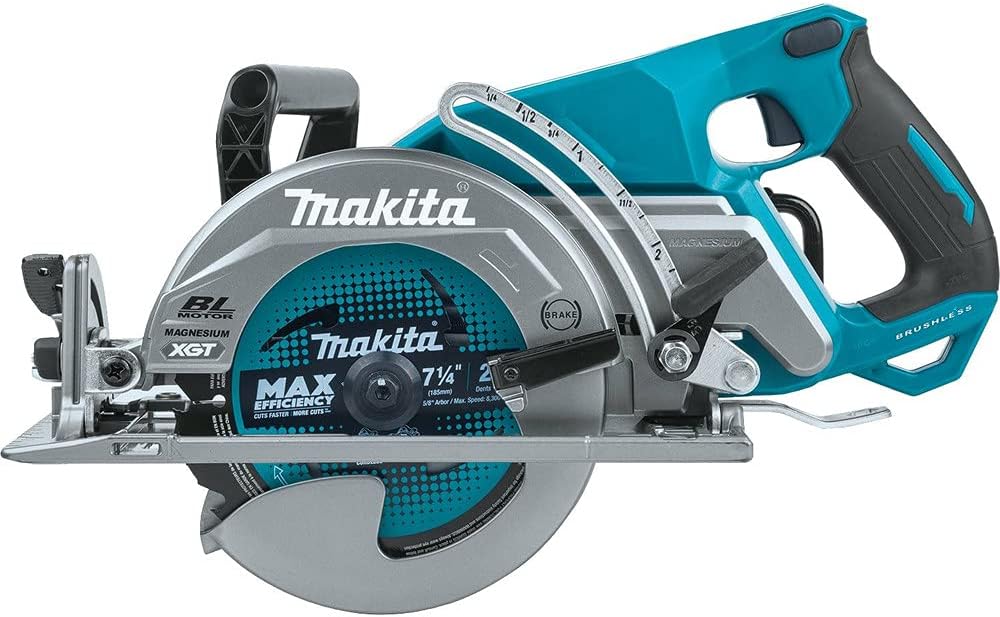 Makita Xgt 40V Max Circular Saw, Rear Handle 7 1/4”, Bare Tool