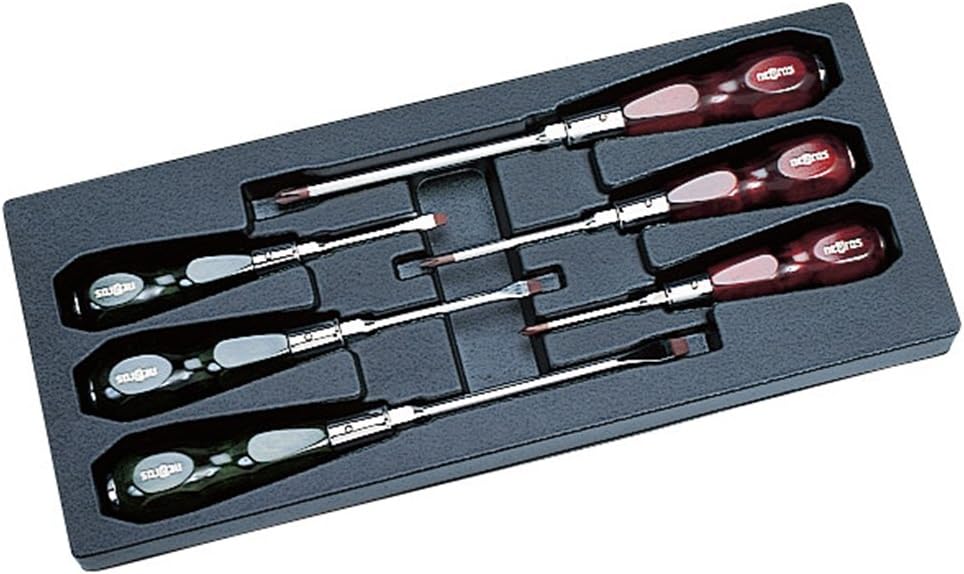 Nepros Wooden Grip Screwdriver Set (6pcs.)