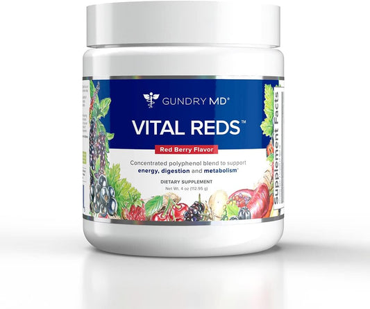 Gundry MD Vital Reds Concentrated Polyphenol Blend Dietary Supplement 4 oz (112.95g)