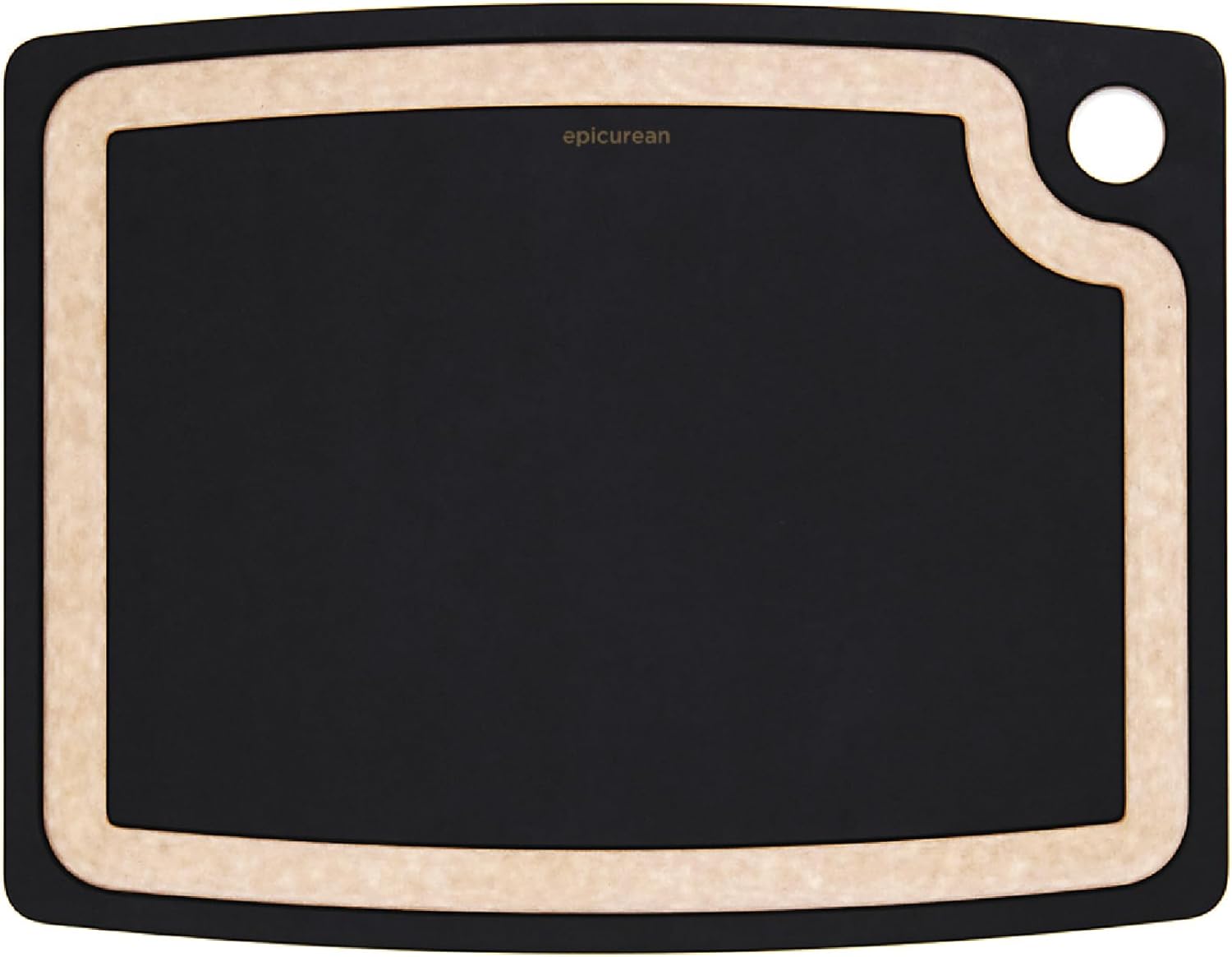 Epicurean Gourmet Series Cutting Board with Juice Groove 14.5-Inch by 11.25-Inch, Slate\/Natural