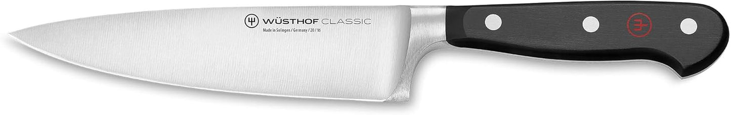 WÜSTHOF Classic 6\u201D Chef\u2019s Knife, Black